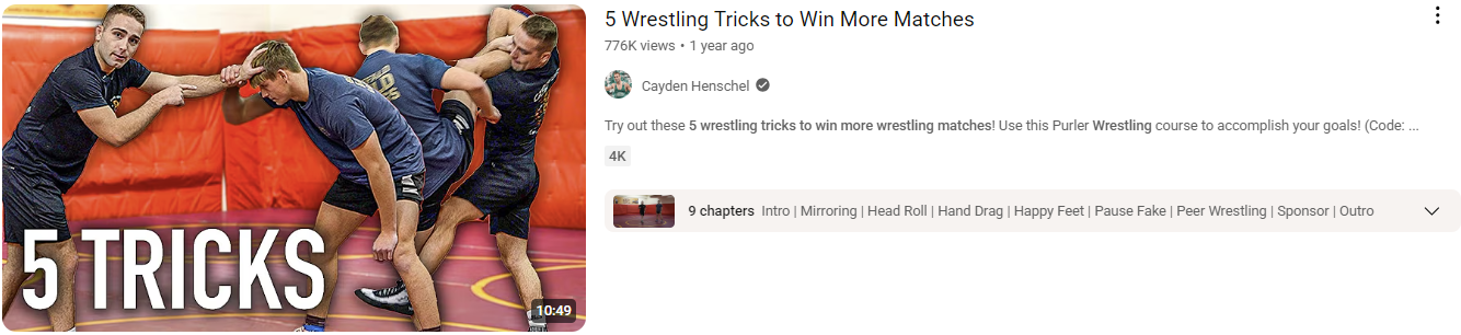 After: 5 Wrestling Tricks to Win More Matches - 776K views